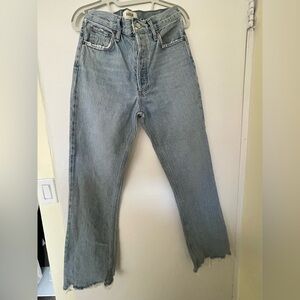 Agolde Classic Light Wash Denim for Women in size 26